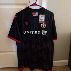 Welcome to Wrexham AFC Always Sunny Philadelphia 22/23 Black Third Jersey Shirt